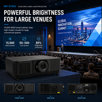 Proyector Láser 3LCD WUXGA de 15000 Lúmenes ANSI con Lentes Opcionales para Auditorios y Grandes Espacios