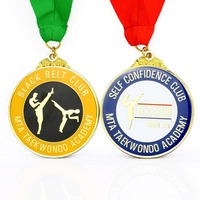 Medallas y trofeos de bádminton, medallas deportivas antiguas de metal con logotipo 2D 3D personalizado de fábrica al por mayor
