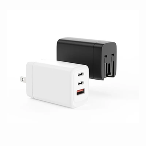 Enchufe DE LA UE 65W <span class=keywords><strong>C</strong></span> Puerto GaN cargador adaptador de corriente para uso doméstico PD cargador de pared 65W USB A + <span class=keywords><strong>C</strong></span> cargador de computadora portátil para dispositivos móviles - Product Image 1