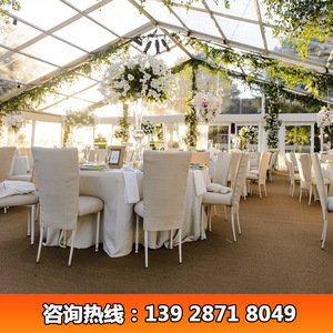 Tente de réception modulaire pour mariage, toit en PVC, structure en acier, abri extérieur quatre saisons, tente de restaurant transparente - Product Image 5