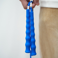 YUEDONG Corde à sauter perlée professionnelle Freestyle, durable, de haute qualité, unisexe, anti-emmêlement, réglable, pour le fitness