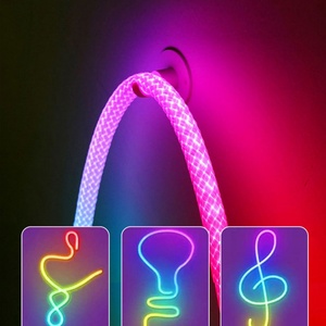 Bande lumineuse LED décorative RGB tissée, étanche, pour les fêtes - Product Image 1