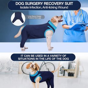 Traje Quirúrgico Lavable Anti-Lamido para Perros, con Logotipo Personalizado, para Recuperación Postoperatoria, Curación de Heridas, Destete y Aislamiento - Product Image 4