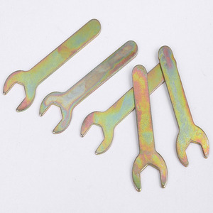 Hardware Hand Tools Carbon Steel Galvanized Mini Stamped Hex Flat Spanner Single Open End Wrench Allen Key Wrench Allen Key Wren - Product Image 6
