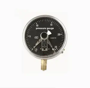 150mm electronic High-output electric contact pressure gauge control current up to 10.A
