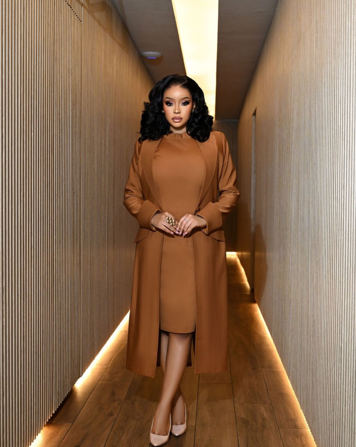 knee length dress coat Olive Green Cotton Waffle Knee Length Coat Dress 70" / Tall (5'7" and above)