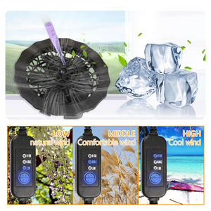 مجهز بمروحة تبريد ملابس للرجال 5 فولت/V جاكيت يعمل بمنفذ USB معطف مكيف الهواء للصيف درجة حرارة عالية للعمل في الهواء الطلق - Product Image 3