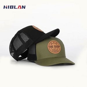 High Quality Customizable 6-Panel Camo Polyester/Cotton Patch Richardson High Profile <b>Flat</b> Bill Trucker <b>Hats</b> Men Fashion Mesh - Product Image 1
