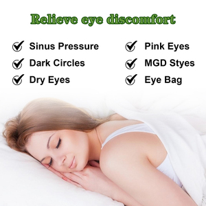 EELHOE a base di erbe maschera per gli occhi a vapore per alleviare la fatica e l'affaticamento degli occhi disagio essenza a base di erbe comprimono caldo maschera per gli occhi - Product Image 4