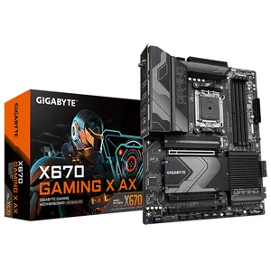 GIGABYTE X670 oyun X AX destekler AMD AM5 soket Ryzen 7000 serisi İşlemciler 128GB DDR5 bellek Hauptplatine