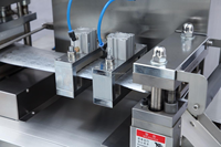 Machine d'emballage sous blister compacte pour emballages sous blister en aluminium et PVC, fabricant de machines d'emballage automatiques pour capsules et comprimés