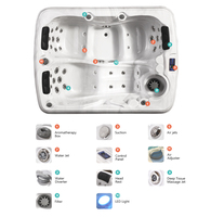 Baignoire Offre Spéciale Baignoires thermales extérieures Piscine Baignoire à remous Baignoire de massage Relax Piscine thermale de nage