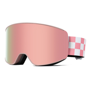 แว่นตาสกีแม่เหล็กแบบสองชั้นถอดออกได้ไร้กรอบป้องกันหมอกแว่นตากีฬาหิมะป้องกันรังสียูวี 400 แว่นตาสกีแว่นตาสโนว์บอร์ด - Product Image 1