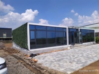 Maison conteneur plate de 20 pieds, 8 unités dans un conteneur, bâtiment préfabriqué à plusieurs étages, installation facile, maison modulaire
