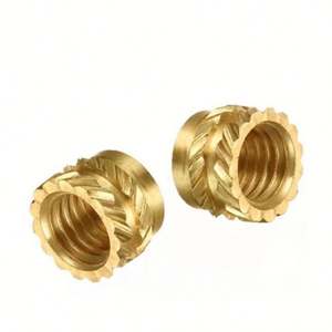 เม็ดมีดเกลียวทองเหลืองความแม่นยำสูง ระดับ 4.8 6.8 แบบล็อคตัวเอง เกลียวเต็ม M2.5 M3.5 หัวหกเหลี่ยมแบบมีลาย สำหรับพลาสติก - Product Image 2