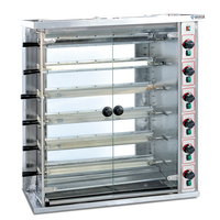 Four à poulet rôtissoire multi-style à gaz commercial Offre Spéciale en acier inoxydable