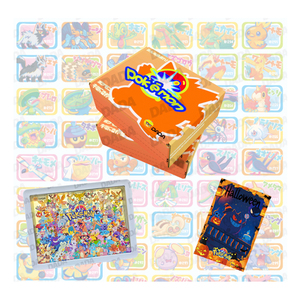 KY chinois Mini carré brique partie <span class=keywords><strong>3</strong></span> Halloween co-marqué réfrigérateur aimant boîte aveugle <span class=keywords><strong>carte</strong></span> à collectionner <span class=keywords><strong>jeu</strong></span> <span class=keywords><strong>de</strong></span> société Pokemoned - Product Image 1