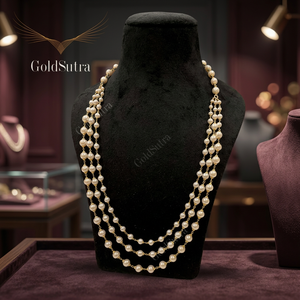 Twilight Freshwater <b>Pearl</b> Wedding Necklace Elegant Type with Main Stone - Product Image 3
