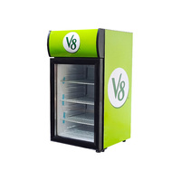Réfrigérateur commercial miniature Meisda SC52B 52L pour boissons, à poser sur comptoir, avec certification ETL