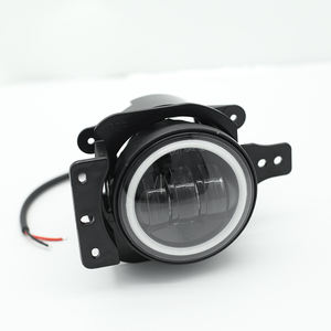 Lampu Kabut Otomatis 4 Inci PC + Lampu Kabut Led Aluminium Cincin Halo Lampu Kabut Led Bulat - Product Image 4