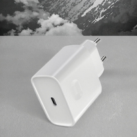 Chargeur mural USB-C PD Mini AC 100-240V/50/60Hz Chargeur rapide pour la maison Adaptateur 25W Téléphones mobiles Alimentation électrique PC Ignifuge