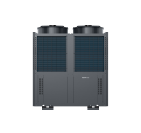 Pompe à chaleur air-eau commerciale A+++ haute efficacité R290, tout DC Inverter, sans réservoir, 50/100kW, chauffage/refroidissement, ErP, électrique extérieur