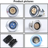 Connecteur d'alimentation CC 5,5 x 2,1 mm (prise femelle CC 5521 avec interrupteur/câbles) pour usage automobile, cuivre, 1P