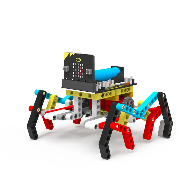 Khối Xây Dựng Yahboom Micro: Bit STEM DIY Lập Trình Đồ Họa Spider BBC Microbit Micro Robot Kit