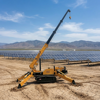 Mini-grue araignée compacte 5T à flèche télescopique pour la construction européenne