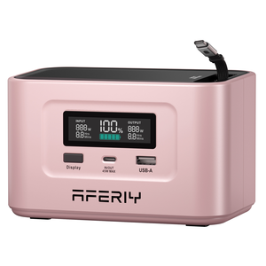 AFERIY AF-PB010 100W 99.2Wh สถานีไฟฟ้าพกพา คลื่นไซน์บริสุทธิ์ แบตเตอรี่ LiFePO4 ขนาดพกพา สำหรับใช้งานกลางแจ้งและในรถยนต์ - Product Image 1