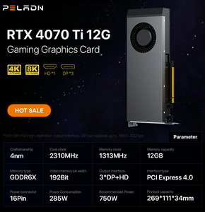Tarjeta de Video Geforce RTX 4070 4070s 4070ti de 12GB Ti Super 16GB GDDR6X 16Pin Expert Graphics Founders Edition Rtx 4070 16g - Product Image 4