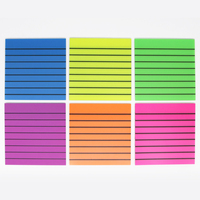 Vente en gros de Notes autocollantes créatives transparentes irisées, vente chaude, bloc-Notes personnalisé mignon, Post-It