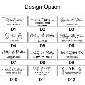 Personalized Wedding Water <b>Bottle</b> Labels - Custom Waterproof <b>Stickers</b> for Reception Favors, Bridal Shower, Engagement Party - Product Image 6