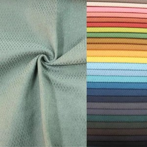 Tissu d'ameublement en velours polyester uni respirant et épais de Chine, 290 g/m², prix au mètre - Product Image 6