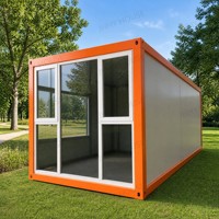 Maison conteneur personnalisée, assemblée, mobile, préfabriquée, 20 pieds, 40 pieds, en kit, fournie directement par l'usine