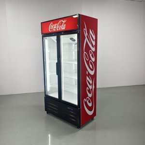 Refrigerador Comercial de Exhibición Personalizado de 2 Puertas, Refrigerador para <span class=keywords><strong>Cerveza</strong></span>, Enfriador de Bebidas Energéticas con Puerta de Vidrio - Product Image 4
