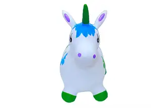 Chevaux de licorne de jouet gonflable de bonne qualité en gros pour le jeu d'enfants