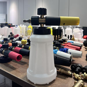 Outils d'entretien automobile OEM Pot en mousse PA Grande bouteille OEM 1L Lance à mousse de <span class=keywords><strong>neige</strong></span> bon marché <span class=keywords><strong>Canon</strong></span> à mousse avec connecteur rapide - Product Image 2