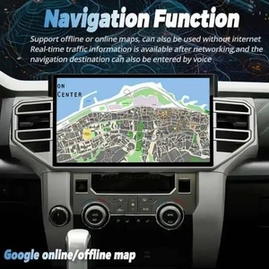 สำหรับ Toyota Tundra Sequoia ปี 2014 - 2019 วิทยุติดรถยนต์ Android Auto Carplay เครื่องเล่นมัลติมีเดียพร้อมระบบนำทาง GPS หน้าจอสัมผัส รองรับ 4G - Product Image 5