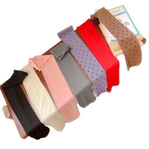 2025 printemps été Style Preppy JK long sur le genou cuisse <span class=keywords><strong>bas</strong></span> 15D mince transparent à <span class=keywords><strong>pois</strong></span> tricoté l chaussettes - Product Image 3