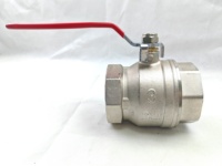Válvula de Bola Industrial de Latón con Roscas BSP/NPT - Control Manual de Cierre para Agua/Aceite/Gas, Alto Flujo 300 M/h, Presión 650 psi, OEM