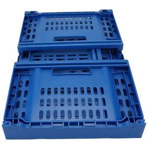 Cesta <span class=keywords><strong>de</strong></span> Almacenamiento Apilable y Plegable para Compras al por Mayor, 100% PE Puro, Grado Alimenticio, Cesta para Cosecha Agrícola, Precio <span class=keywords><strong>de</strong></span> Fábrica - Product Image 2