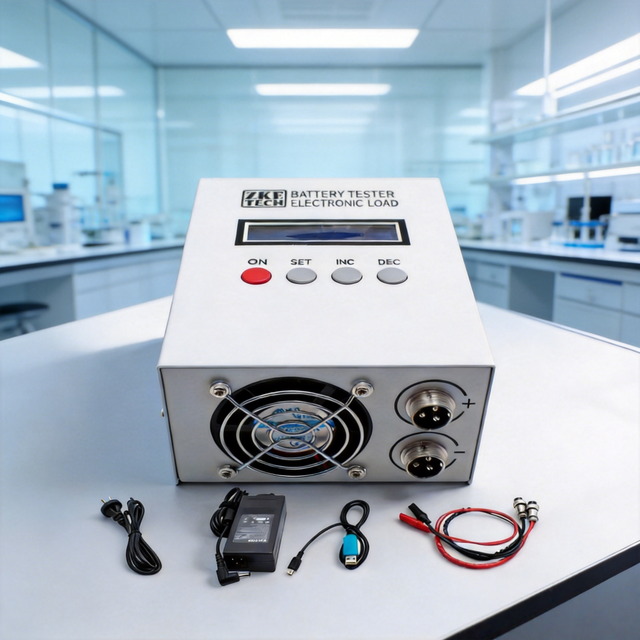EU Market Zketech Ebc-A20 30V 20A 85W Battery Capacity Tester Support Charge Discharge Electronic Load Tester