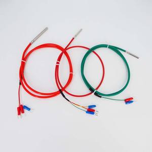 Pt1000 <span class=keywords><strong>Pt100</strong></span> जांच कक्षा एक सेवानिवृत्त तापमान सेंसर स्टेनलेस स्टील 2 तार सिलिकॉन केबल निविड़ अंधकार M6 M8 धागा - Product Image 6