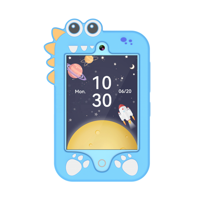 New 4G Kids Phone GPS Tracker with APP Control Phone Call Dual Cameras Torch Calculator 7 Puzzle Games Gift for Boys and Girls