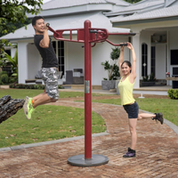Barra de dominadas de acero duradero para gimnasio al aire libre, equipo de ejercicio con certificado TUV