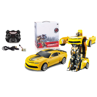 Voiture robot RC 2-en-1 transformable 2.4G – Véhicule de course intelligent et amusant à déformation rapide par un seul bouton