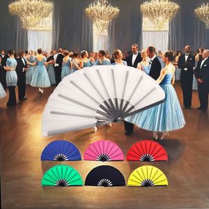 Double Sided Red Bone Bamboo Hand Fan for Kung Fu Tai Chi Martial Arts High End Dance Painted Technique Home Decoration Music - Product Image 3