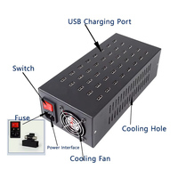 Pabrik OEM/ODM Stasiun Pengisi Daya Ponsel USB 40 Port Multiport Charger dengan Kualitas Baik
