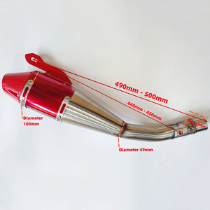 Tubo de Escape para Motocicleta JPM de Alta Calidad, Ensamblaje de Silenciador de Acero Inoxidable para Motocicleta Spe <span class=keywords><strong>Pts</strong></span> CRF250 - Product Image 4